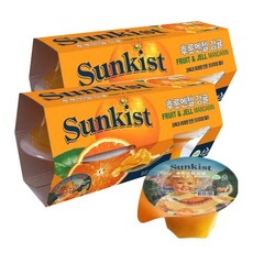 Sunkist Fruit Angel水果果凍布丁 柑橘, 75g, 8個