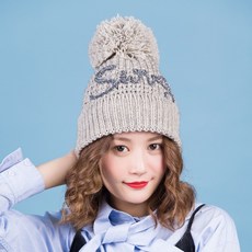 NAYA STYLE 男女款針織毛帽 DJBG-65-5, 淺咖啡色