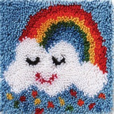 刺繡DIY包 30 x 30cm, A5彩虹, 1組