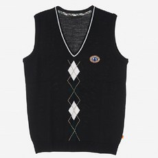 校服Mall白色綠色鑽石校服背心