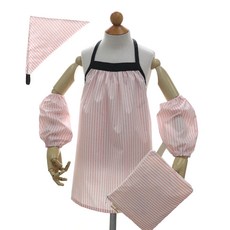 SEMOMS 孩童防水圍裙 頭巾+ 袖套+收納包組