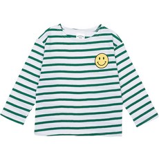 Rainbow Kids 兒童條紋微笑長袖T恤
