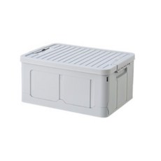 礦用折疊生活箱, 灰色, 1入