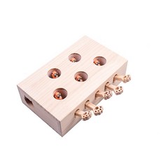 Chilcy 貓咪互動式打地鼠玩具, 1個, 地鼠 5孔