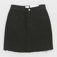 qnigirls 秋風下擺剪裁透氣短裙