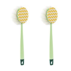 올룸 양면 바디브러쉬 T, 그린, 2개, 1개입