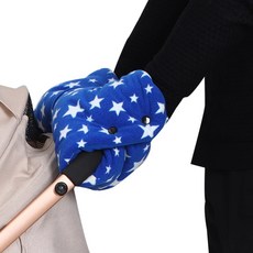 에이홉 유모차 손잡이 워머, 파랑별, 1개