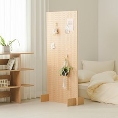 우드레이 슬릿 노프레임 타공 파티션 1200, 메이플