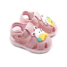 兒童可愛胡蘿蔔兔子啾啾涼鞋