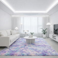 힐링스팟 거실 장모 털 러그