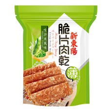 新東陽 芥末風味脆片肉乾, 75g, 1包