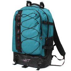 블루마운트 벨티드 스트링 등산 배낭 55L CPZ80SA, 블루그린