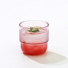 TACKAON 幼兒用 Ecogen 透明杯, 1個, 200ml, 粉紅色