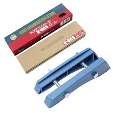 KING 雙面油石 K-80S + Shindo 磨石架隨機出貨套組, 1套