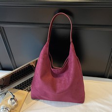 Elsso 女性休閒麂皮單肩包