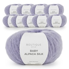 SEVY 羊駝毛線球 10入, 913薰衣草