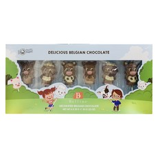 Belfine 農場動物牛奶巧克力套裝 210g, 1組