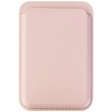 SINJIMORU 磁力強化Magsafe M Bika皮革卡片錢包保護殼, 粉紅色的沙子, 1個