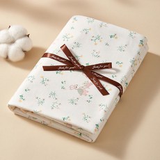 유아용 크림 컽싸개 블랭킷 이불, 토끼정원사