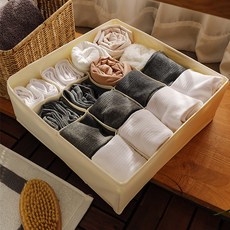 韓國 amante 居家裝飾牛津布多功能收納盒, 象牙白, 1個