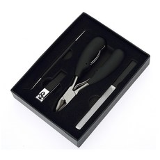 腳指甲去除4件組, 1套, 全黑色