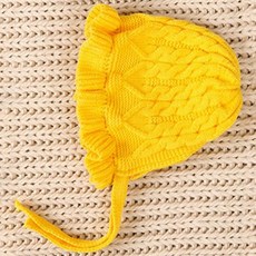 JOY MULTI 新生兒荷葉邊針織帽