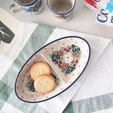 세라미카아티스티나 2단 나눔접시, AT-2054, 1개