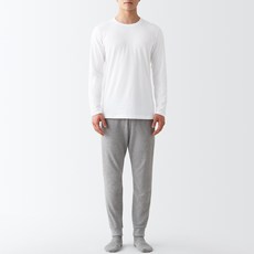 무인양품 남성용 크루넥 긴팔 티셔츠 FAB43A2A 2p