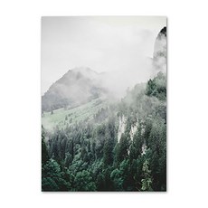 Market-A 自然風油畫帆布海報 TYPE1