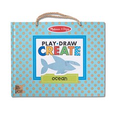 Melissa&Doug 美國瑪莉莎 海洋生物造型磁鐵繪畫組 MD31324, 混色