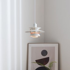 hit LIGHTING 現代迷你吊燈 D25451SSB, 白色