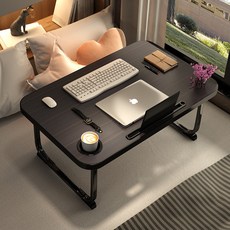 OfMIN LPM折疊式多功能桌 床桌 大型 700*480*320mm, 黑色(大型 70X48)