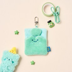 버터 모던하우스 담요 미니 키링 코스튬 레이니, GREEN, 1개, 9cm