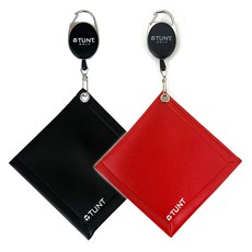 TUNT GOLF Lil 高爾夫毛巾 2款, 紅色, 黑色