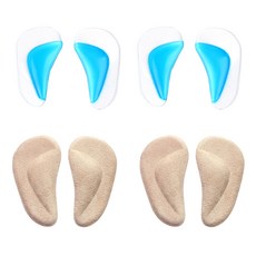 FOOTINSOLE.COM 高跟鞋弓形支撐貼片 2款 各2入