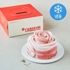 대정한돈 삼겹 항정 꽃 케이크 (냉동), 1개, 700g