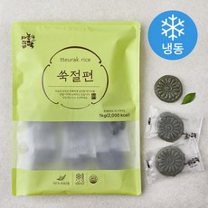 자농의뜨락 쑥절편 (냉동), 1kg, 1개입, 1개