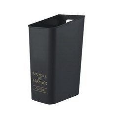 DALPAENGI LIVING FUBEL MAMAN 開放式垃圾桶 15L, 黑色, 1個