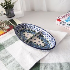 Ceramika Artystyczna 橢圓雙格盤, AT-2039, 1個