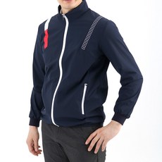 男款高領四向彈力網布內裡高爾夫防風夾克 COBL701