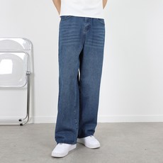 다꾸앙 남성용 돌아온 갬성스타일 와이드 데님 청바지 G05B15_pj5498