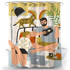 摩登健行 休憩浴簾 180 x 180 cm, 1個