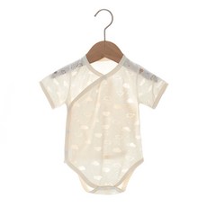 BEBENIZ 幼童雲朵按扣短袖包屁衣