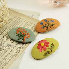 絲綢之路金盞花刺繡BB夾3件組