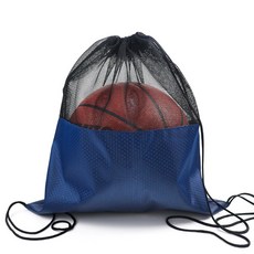 맥라이프 축구 농구공 가방, 네이비, 1개