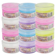 Aga Plus 彩色大理石花紋史萊姆 12p, 110克, 隨機發貨