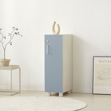 포메리트 모던에디션 하부 모듈락커장 열쇠형 955, 스카이블루, 1단