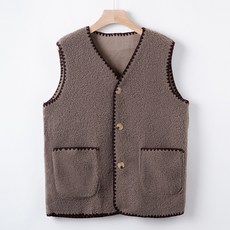 MarketA 女款中年可愛簡約背心