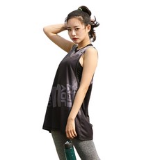 JOYHOLLY 女性印花健身寬版背心