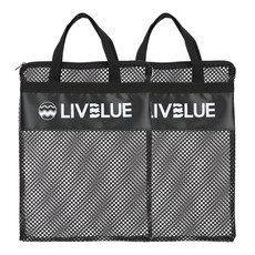 LIVBLUE 網紗袋 LIVB0024 2入, 黑色